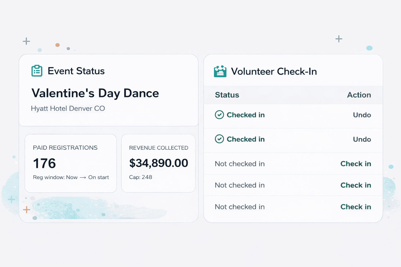 Nonprofit team celebrating a successful event powered by Expirely